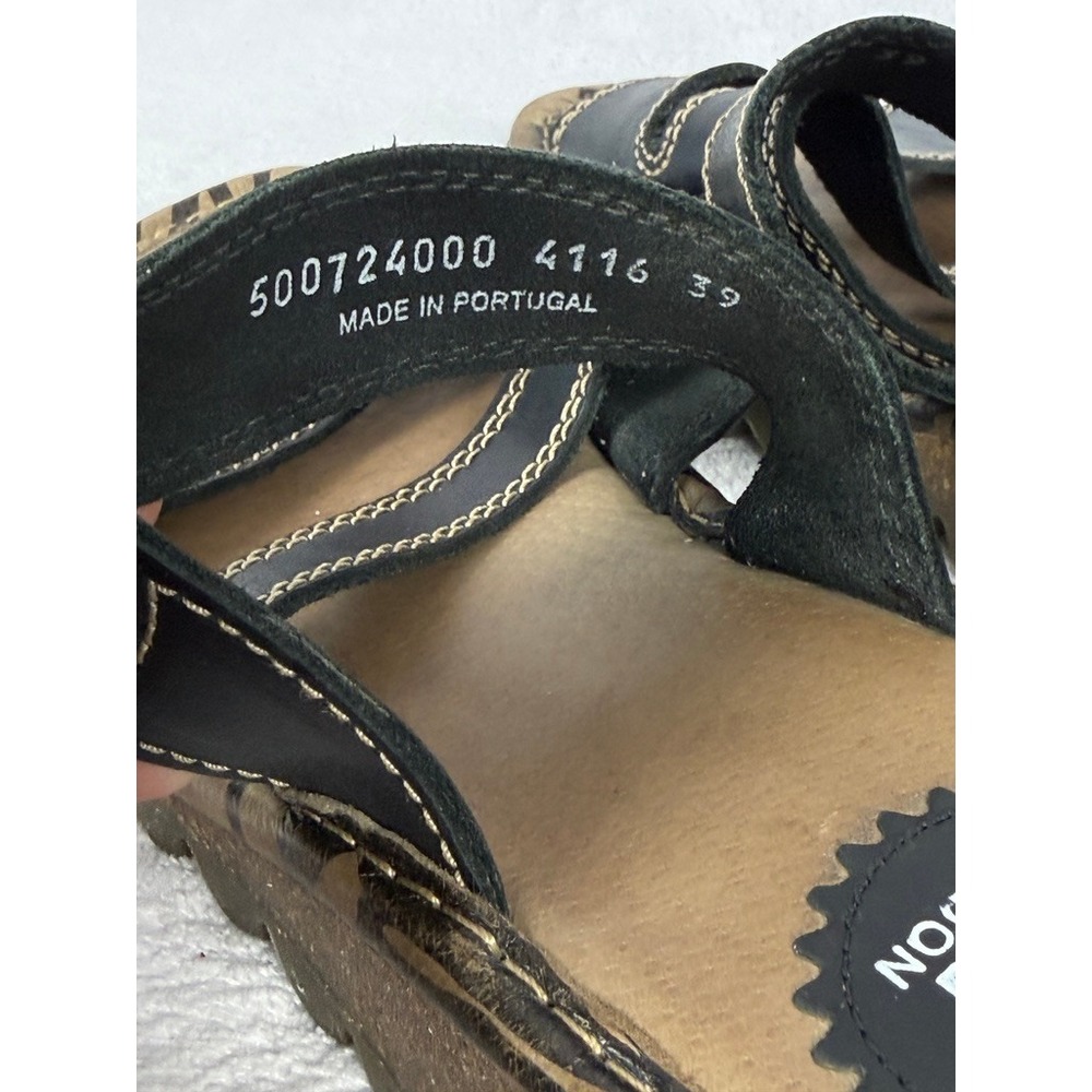 Fly London Leather Slide Sandals Buckle Strap Portugal Women EU 39 - Picture 3 of 8
